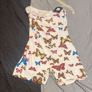 Butterfly Print Romper